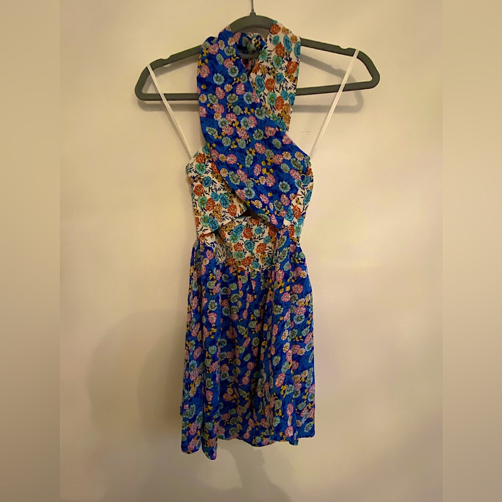 MISSGUIDED petite halter mini dress bought from ASOS. Size 0. NWT. $40